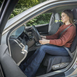 Woman In Jeans On SeatSpin Classic Black Car Seat Cover